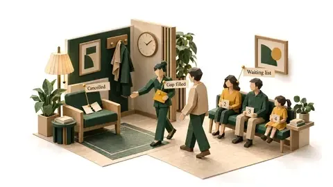 Inset ai booking coordinator on the job