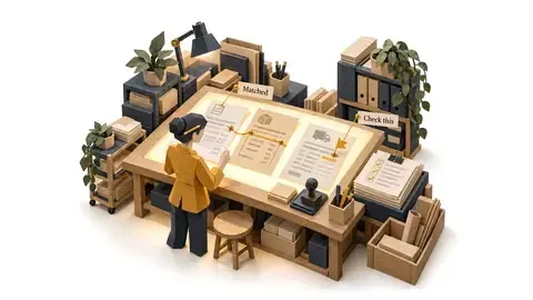 Inset ai accounts clerk on the job